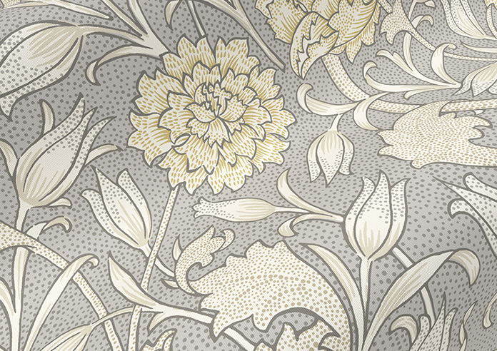 William Morris At Home Wild Tulip, Limestone - Roller Blind - Image 4